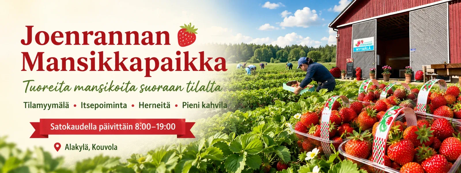 Joenrannan Mansikkapaikka esittelykuva